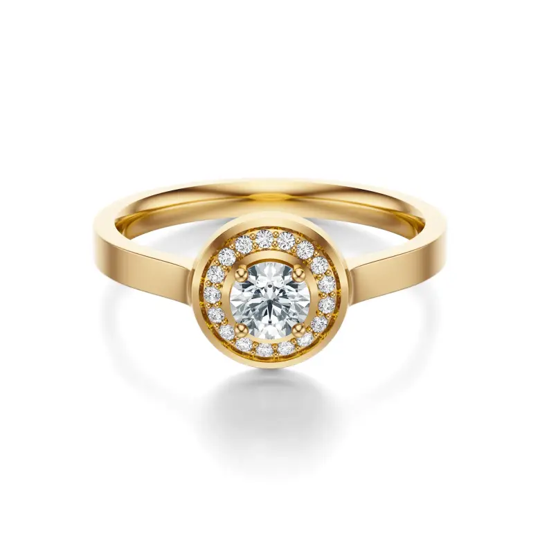 Pierścionek zaręczynowy z diamentami AJPZ_108